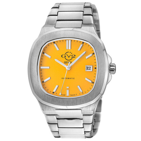 Image of ID 1 Original GV2 by Gevril Potente Yellow Dial Men's Watch 18111B