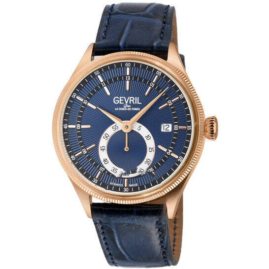 Image of ID 1 Original Gevril Empire Automatic Blue Dial Men's Watch 48104