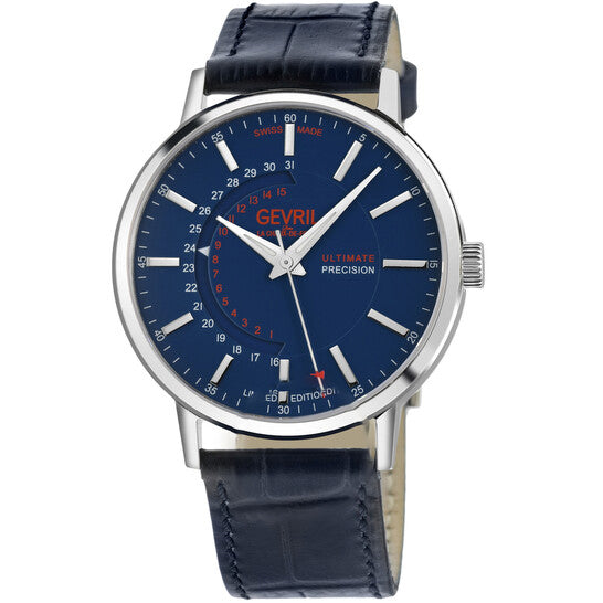 Image of ID 1 Original Gevril Guggenheim Automatic Blue Dial Men's Watch 5106062