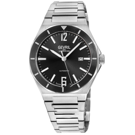 Image of ID 1 Original Gevril High Line Automatic Black Dial Men's Watch 48400B