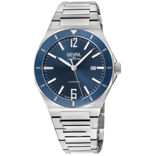 Image of ID 1 Original Gevril High Line Automatic Blue Dial Men's Watch 48401B