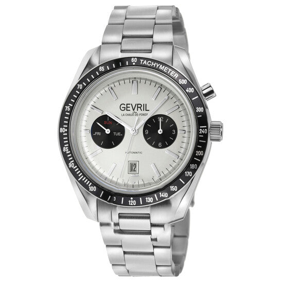 Image of ID 1 Original Gevril Lenox Automatic Silver Dial Men's Watch 49004