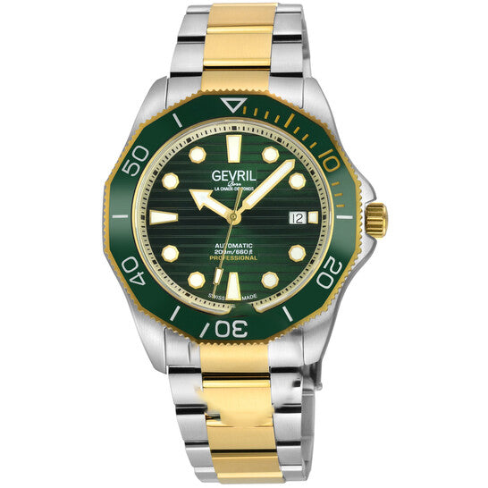 Image of ID 1 Original Gevril Pier 90 Automatic Green Dial Men's Watch 49103