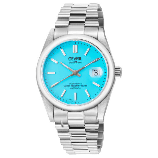 Image of ID 1 Original Gevril West Village Automatic Blue Dial Men's Watch 48931B