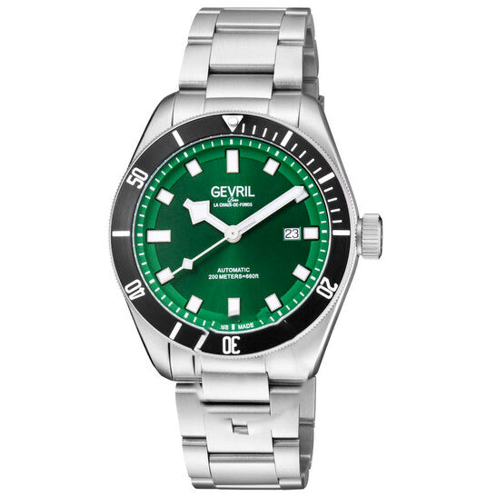 Image of ID 1 Original Gevril Yorkville Automatic Green Dial Men's Watch 48606