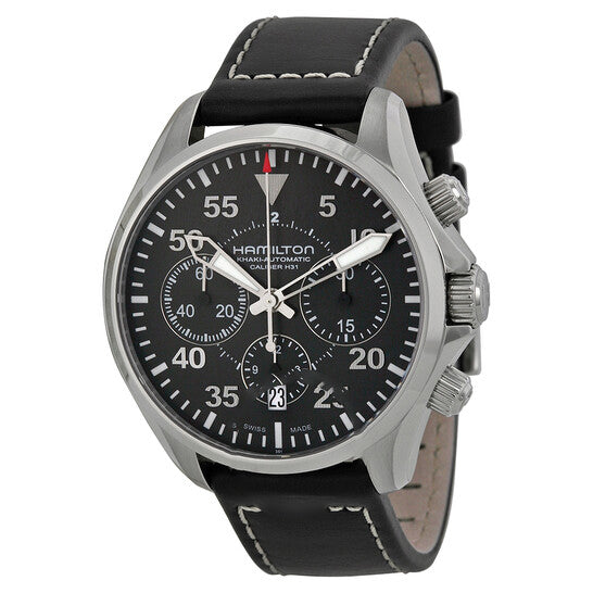 Image of ID 1 Original Hamilton Khaki Aviation Pilot Auto Chrono Watch H64666735