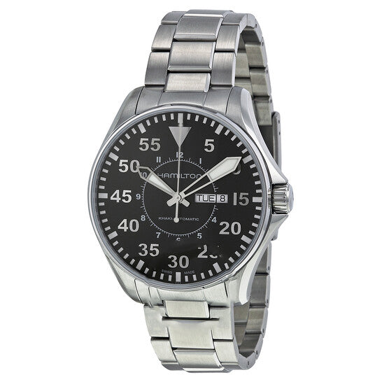 Image of ID 1 Original Hamilton Khaki Pilot Automatic Black Dial Men's Watch H64715135