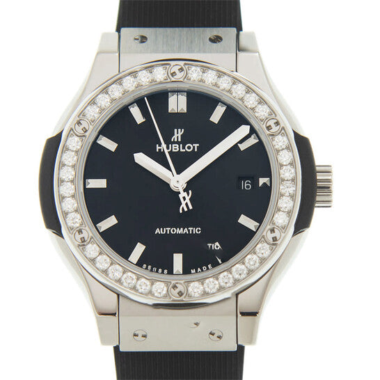 Image of ID 1 Original Hublot Classic Fusion Automatic Diamond Ladies Watch 582NX1170RX1204