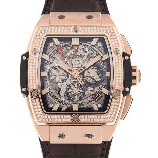 Image of ID 1 Original Hublot Spirit of Big Bang Chron Diamond Watch 641OX0183LR1104