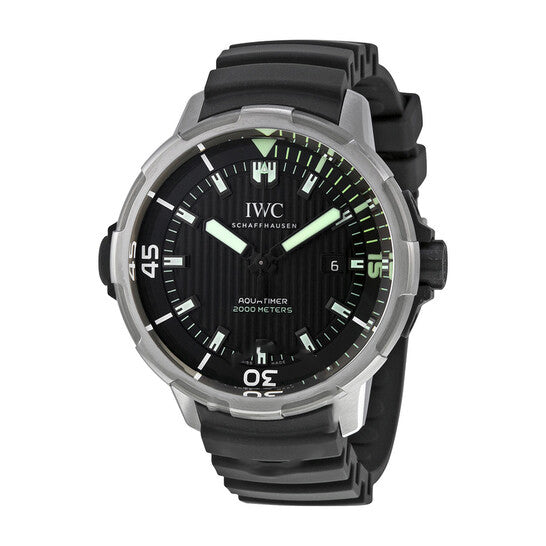 Image of ID 1 Original IWC Aquatimer Automatic 2000 Black Dial Men's Watch IW358002