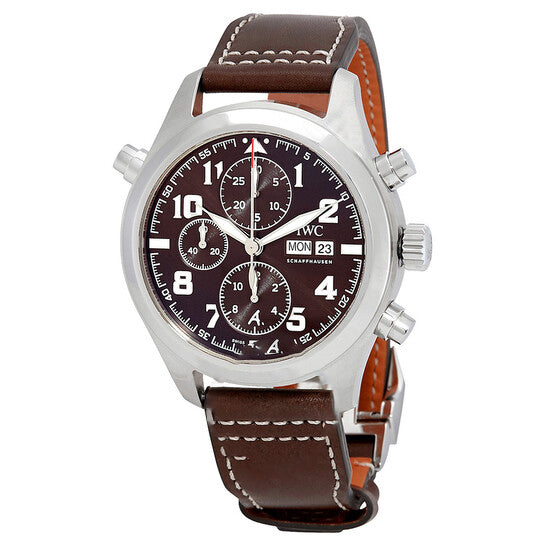 Image of ID 1 Original IWC Pilot Double Chronograph Automatic Men's Watch IW371808