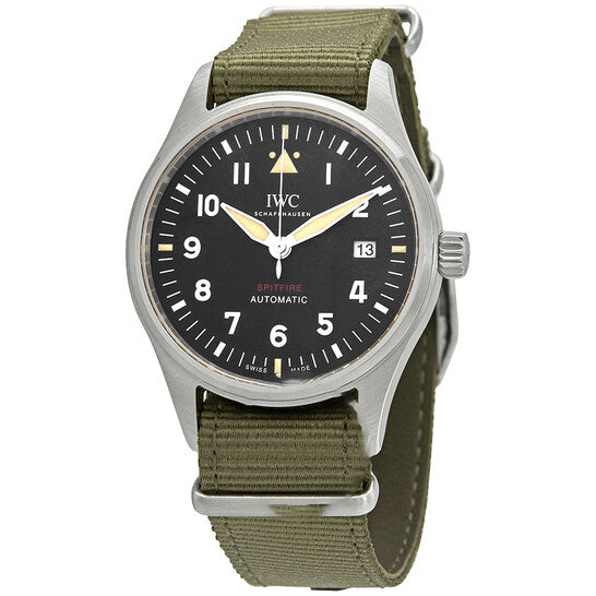 Image of ID 1 Original IWC Pilot Spitfire Automatic Black Dial Men's Watch IW326801