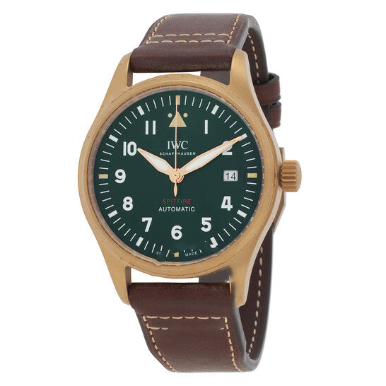 Image of ID 1 Original IWC Pilot Spitfire Automatic Green Dial Men's Watch IW326806