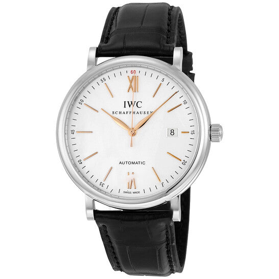 Image of ID 1 Original IWC Portofino Automatic Silver-plated Dial Men's Watch IW356517