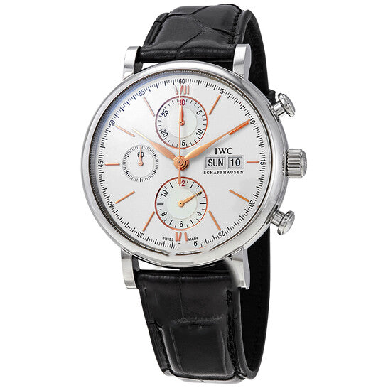 Image of ID 1 Original IWC Portofino Chronograph Automatic Silver Dial Men's Watch IW391031