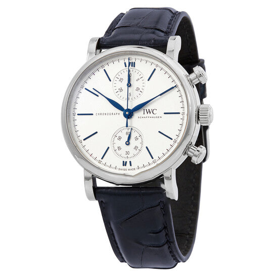 Image of ID 1 Original IWC Portofino Chronograph Automatic White Dial Men's Watch IW391407