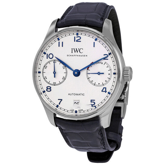 Image of ID 1 Original IWC Portugieser Automatic Silver Dial Men's Watch IW500705