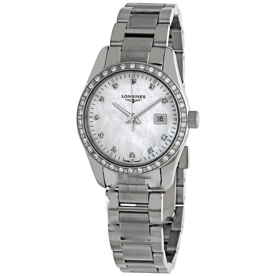 Image of ID 1 Original Longines Conquest Classic Quartz Diamond Ladies Watch L22860876