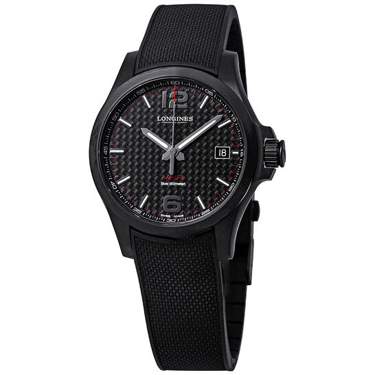 Image of ID 1 Original Longines Conquest VHP Black Carbon Dial Men's Watch L37162669