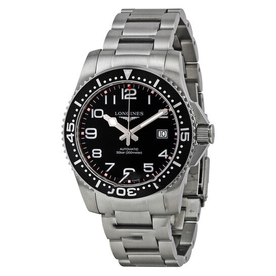 Image of ID 1 Original Longines HydroConquest Black Dial Stainless Steel Men's Watch L36954536