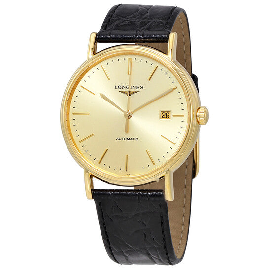 Image of ID 1 Original Longines Presence Automatic Gold Dial Men's Watch L49212322