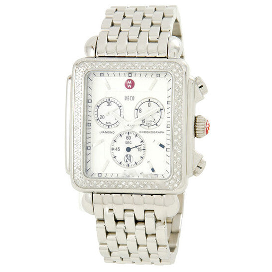 Image of ID 1 Original Michele Deco XL Diamond Ladies Watch MWW06J000008