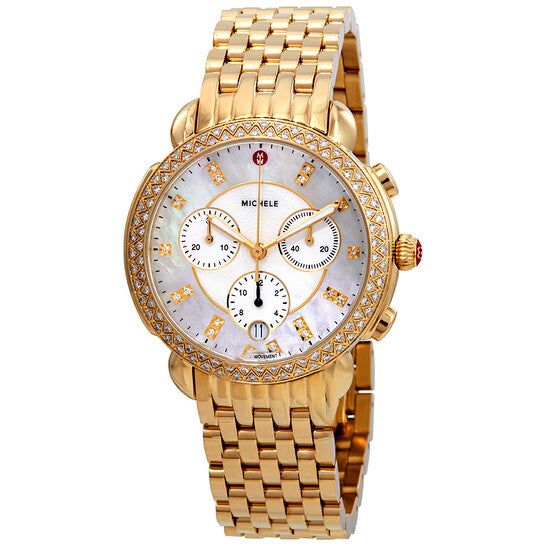 Image of ID 1 Original Michele Sidney Chronograph Diamond Ladies Watch MWW30A000008