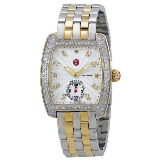 Image of ID 1 Original Michele Urban Mini Diamond Bezel Ladies Watch MWW02A000558