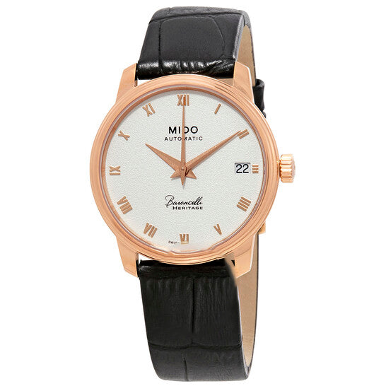 Image of ID 1 Original Mido Baroncelli III Automatic Silver Dial Ladies Watch M0272073601300