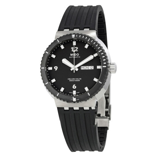 Image of ID 1 Original Mido Helium Valve Automatic Black Dial Men's Watch M0066301705722