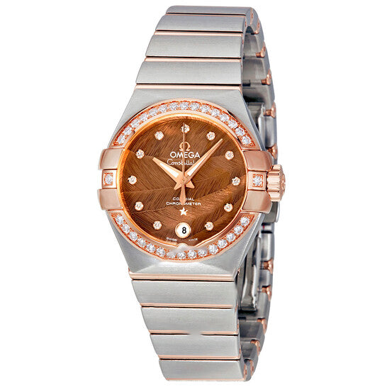 Image of ID 1 Original Omega Constellation Automatic Brown Praline Dial Ladies Watch 12325272063001