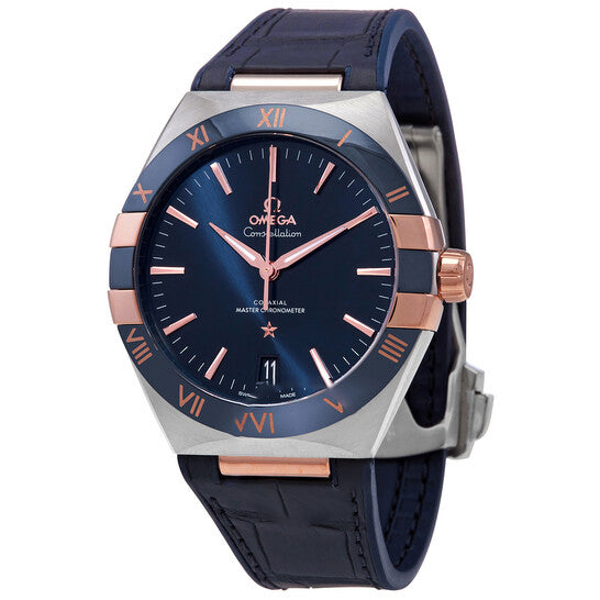 Image of ID 1 Original Omega Constellation Automatic Chronometer Blue Dial Men's Watch 13123412103001