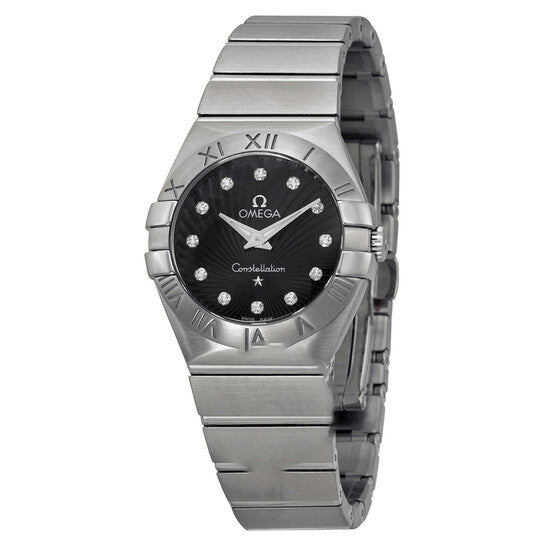 Image of ID 1 Original Omega Constellation Black Dial Ladies Watch 12310276051001