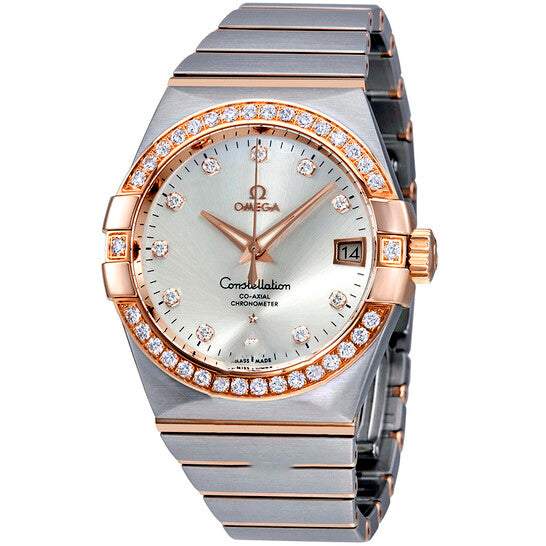 Image of ID 1 Original Omega Constellation Silver Dial Diamond Men's Watch 12325382152001