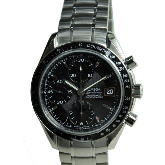 Image of ID 1 Original Omega Speedmaster Chronograph Automatic Black Dial Men's Watch 32105000