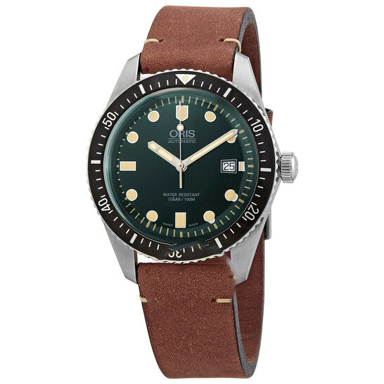 Image of ID 1 Original Oris DIVING Automatic Green Dial Unisex Watch 01733772040570752145