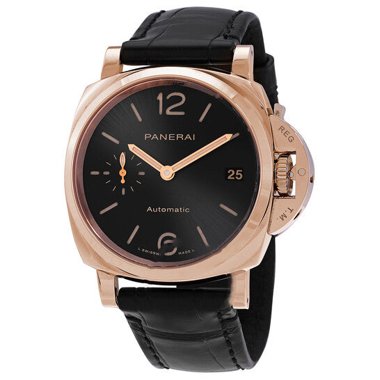 Image of ID 1 Original Panerai Luminor Due Automatic Black Dial Men's Watch PAM01029