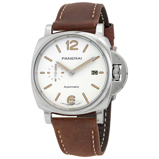 Image of ID 1 Original Panerai Luminor Due Automatic Silver Dial Men's Watch PAM01046