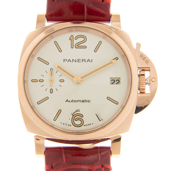 Image of ID 1 Original Panerai Luminor Due Automatic White Dial Watch PAM01045