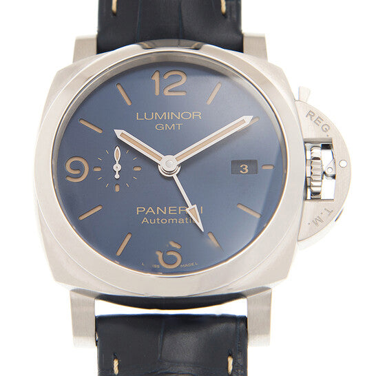 Image of ID 1 Original Panerai Luminor GMT Automatic Blue Dial Men's Watch PAM01033