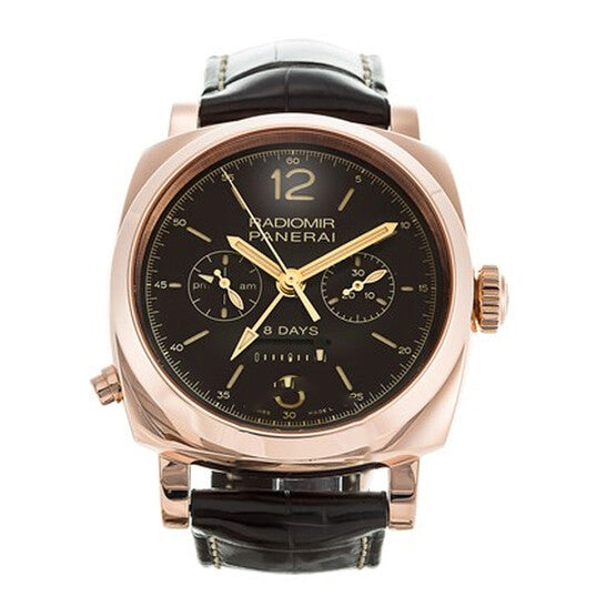 Image of ID 1 Original Panerai Radiomir 1940 Brown Dial Men's Watch PAM00502