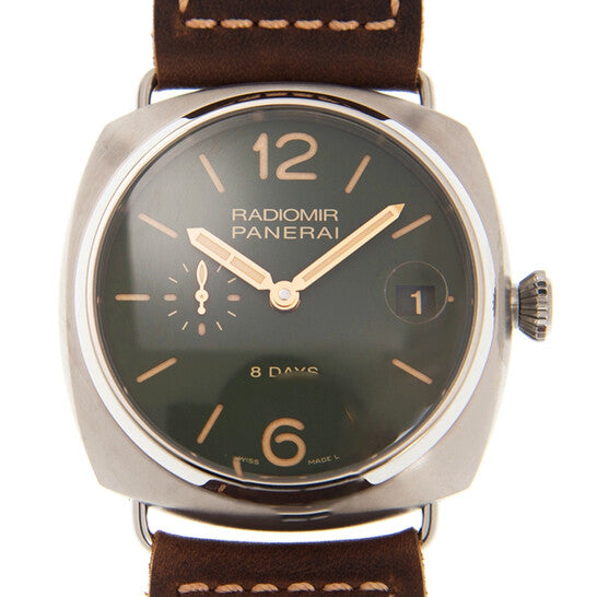 Image of ID 1 Original Panerai Radiomir Green Dial Men's Watch pam00735