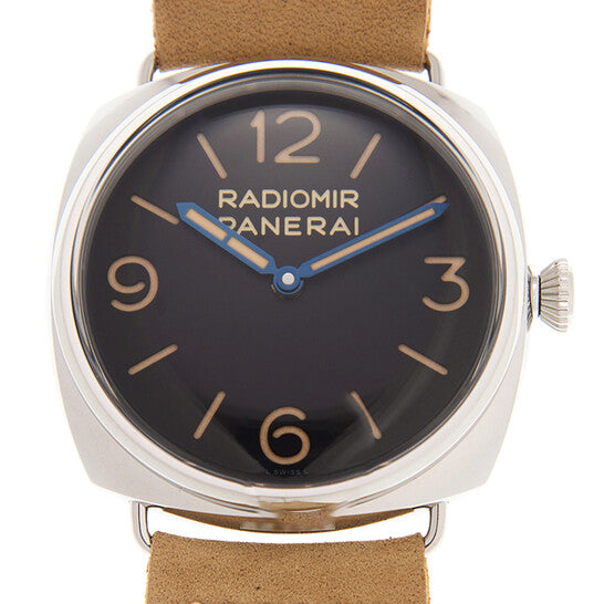 Image of ID 1 Original Panerai Radiomir Hand Wind Black Dial Men's Watch PAM00720