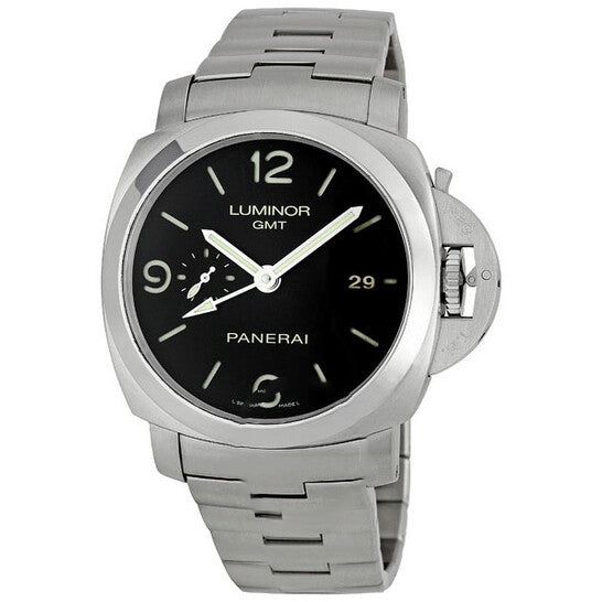 Image of ID 1 Original Panerai Steel Luminor 1950 GMT Watch PAM00329