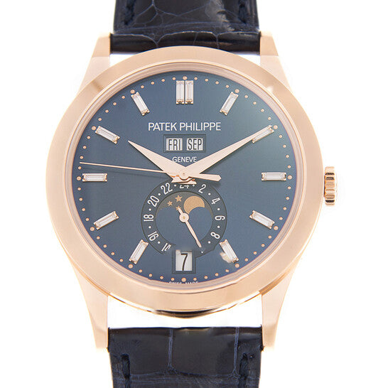 Image of ID 1 Original Patek Philippe COMPLICATIONS Automatic Blue Dial Watch 5396R-015