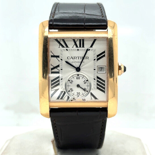 Image of ID 1 Original Pre-owned Cartier Tank Mc Automatic Men's Watch W5330001