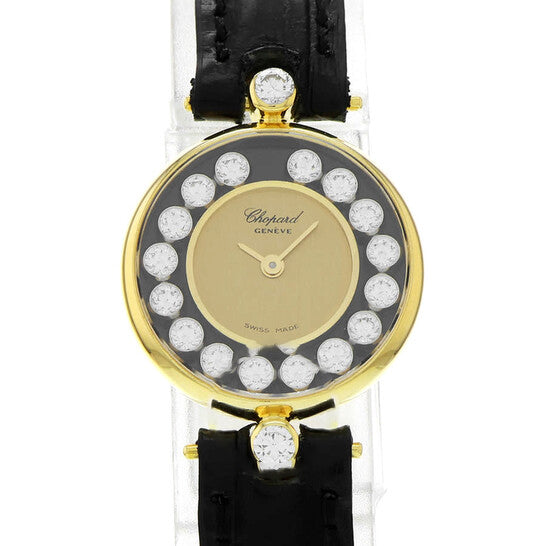 Image of ID 1 Original Pre-owned Chopard Happy Diamonds Quartz Ladies Watch 20/3929