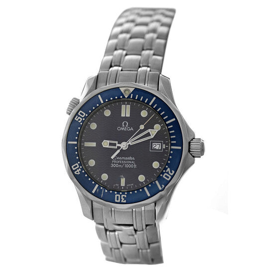 Image of ID 1 Original Pre-owned Omega Seamaster Blue Dial Unisex Watch 256180