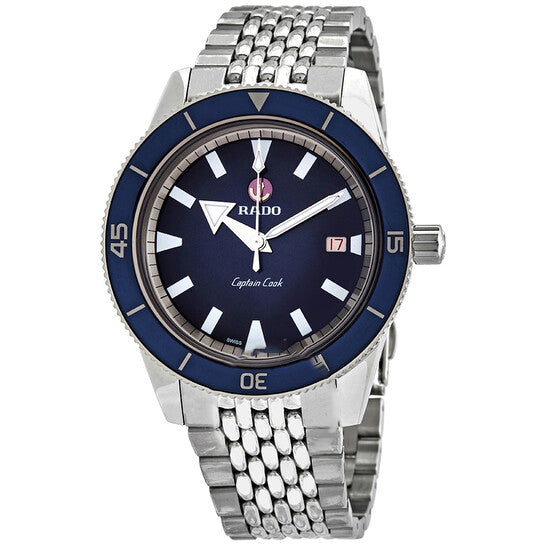 Image of ID 1 Original Rado Captain Cook Automatic Blue Dial Men's Watch R32505203