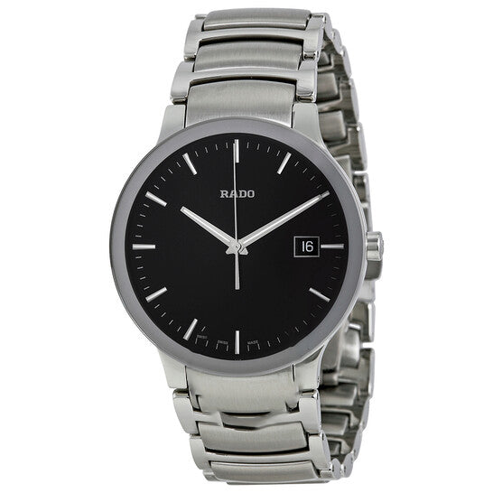 Image of ID 1 Original Rado Centrix Black Dial Stainless Steel Men's Watch R30927153